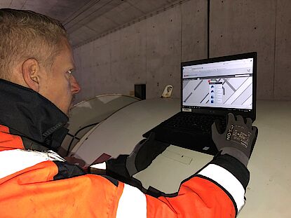 Monitoring of tunnel ventilation with DMT SAFEGUARD