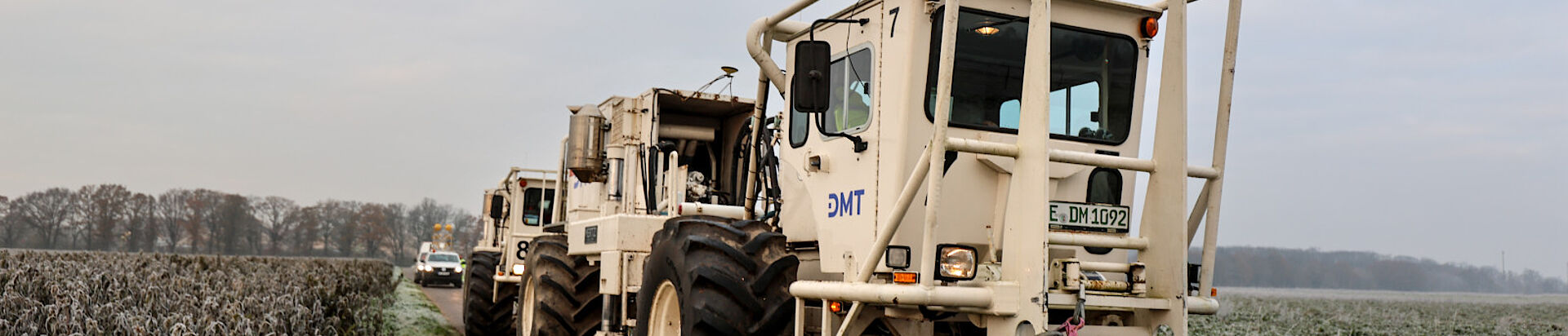 DMT Group - Vibro Trucks für die seismische Exploration des Untergrundes