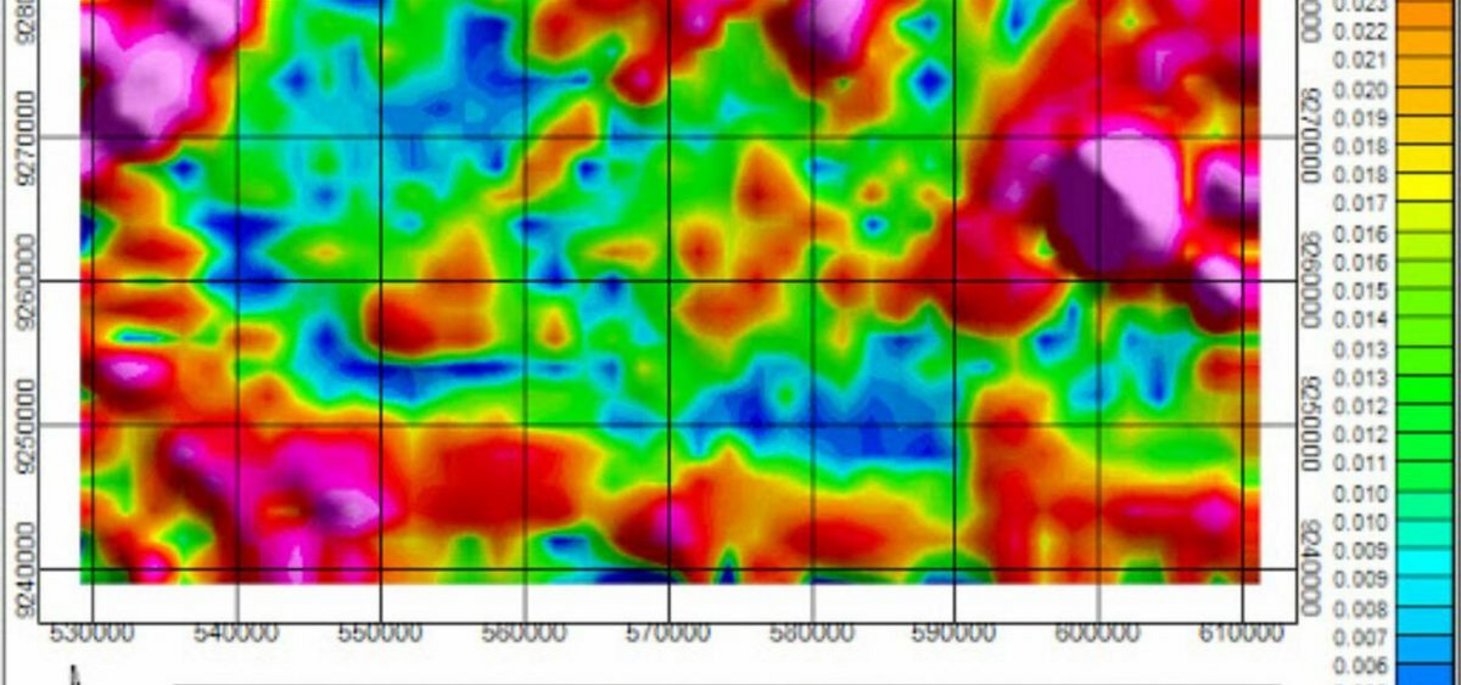 Mapa magnetométrico Magnetometric map