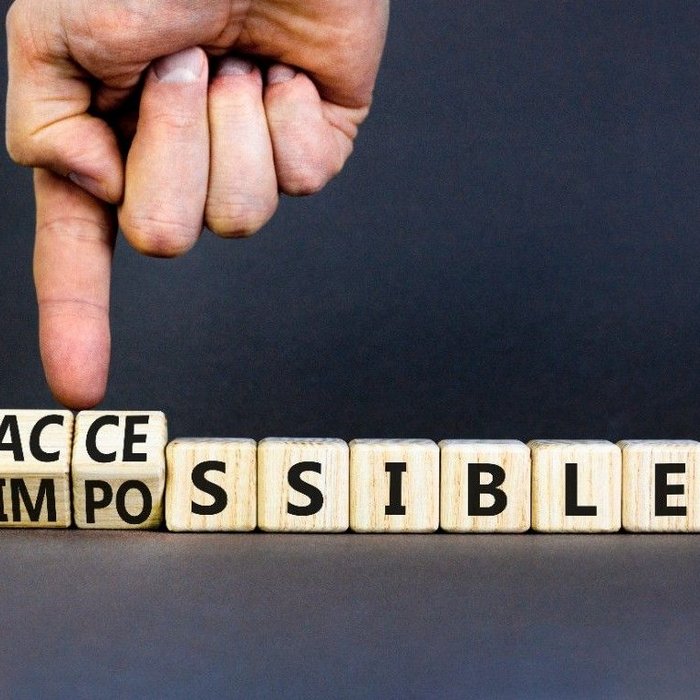 Accessible or impossible symbol