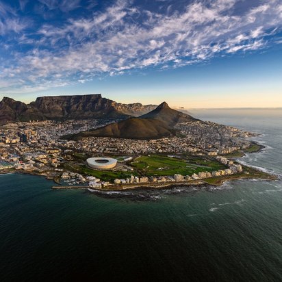 Kapstadt, Südafrika Luftbild von Kapstadt, Südafrika