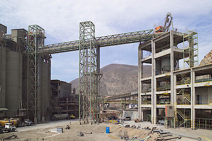 Infrastructure support for construction site El Callao in South America