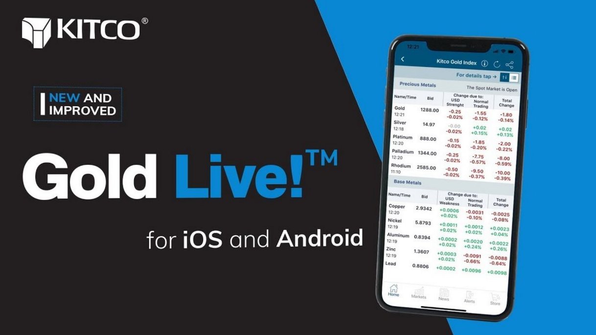 Gold Live! Gold Price, Silver, Base Metals, News Gold Live! no seu celular