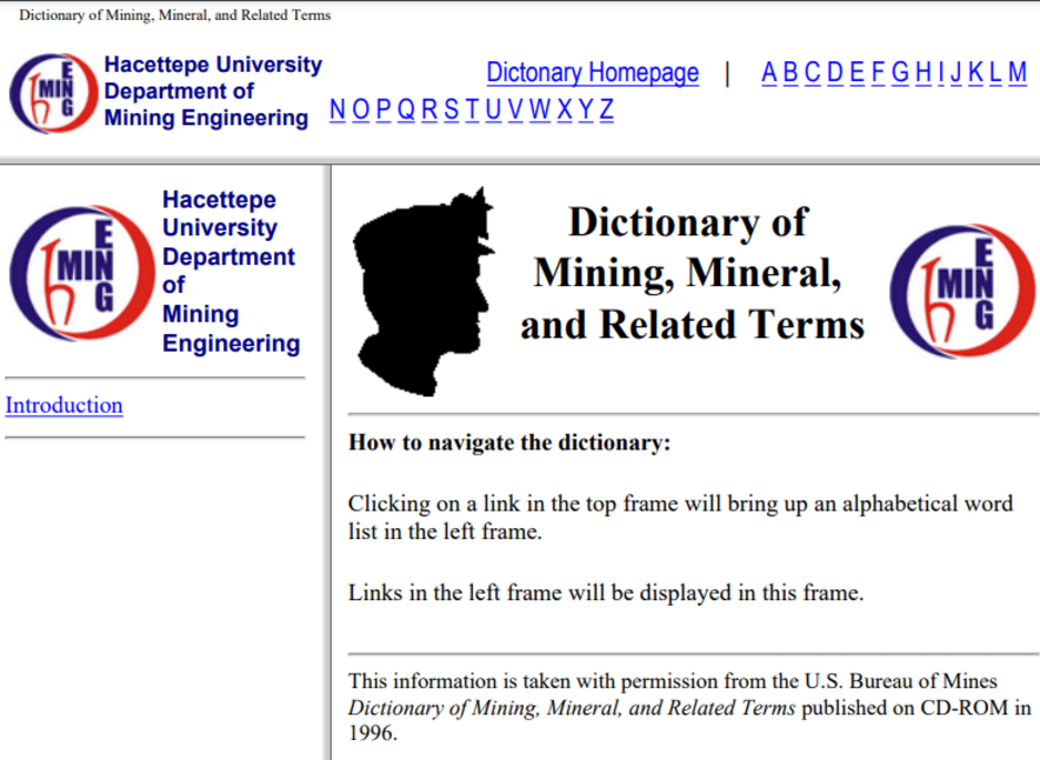 Hacettepe University Department of Mining Engineering Hacettepe University Department of Mining Engineering