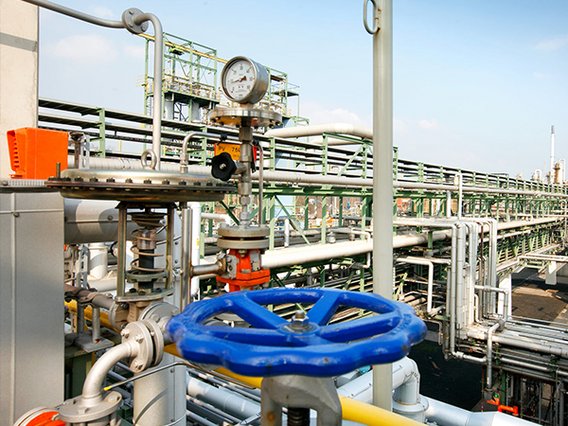 Bild einer industriellen Großanlage Bild einer industriellen Großanlage