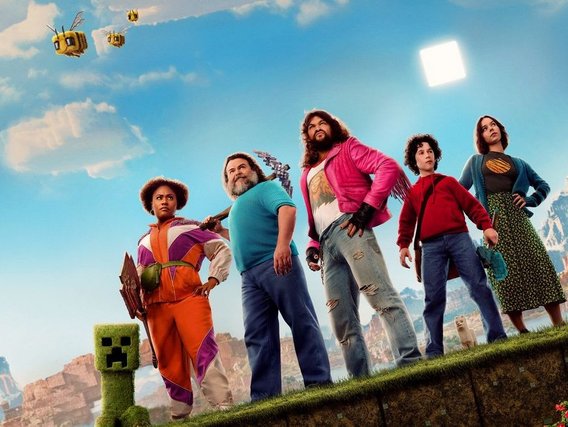 Pôster do filme Minecraft Ator principal do filme Minecraft com alguns animais