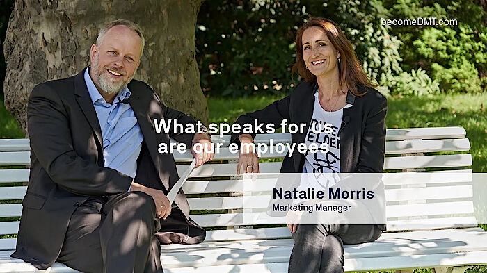 What speaks for us are our employees, part 5: Natalie Morris on Engineering Performance at DMT
