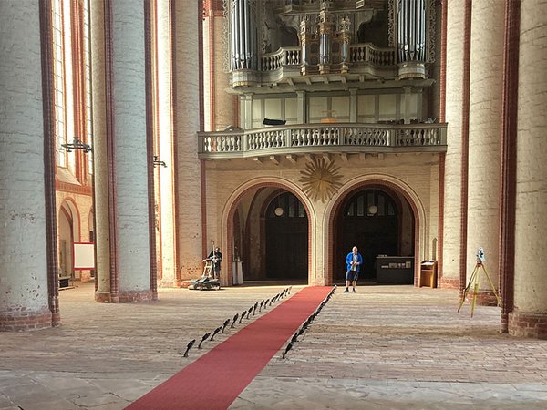 Einsatz von Georadar im Dom zu Stendal