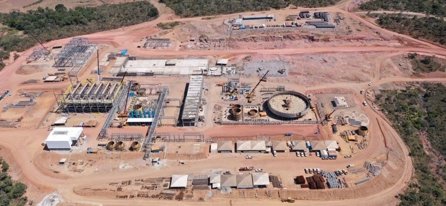 Projeto de terras raras Serra Verde em Goiás Serra Verde rare earth project in Goiás – Source: Notícias de Mineração Brasil.