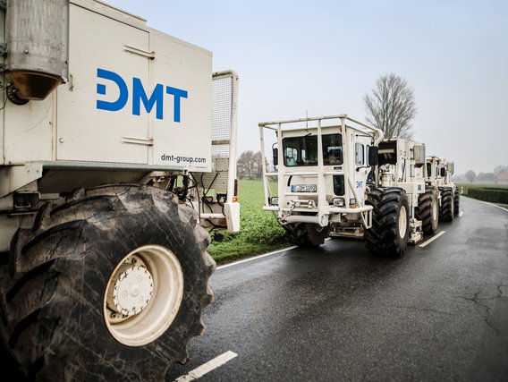 Vibro Trucks Vibro Trucks bei einer Messung