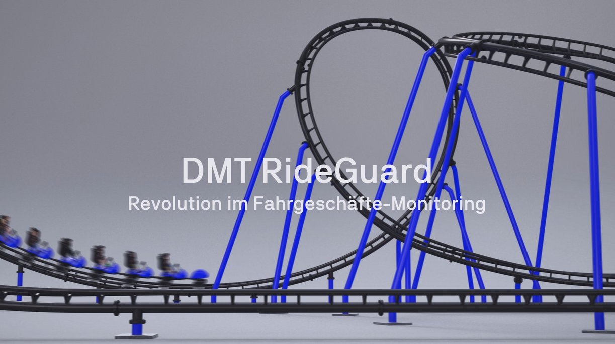 Video zur Funktionsweise des Echtzeit-Monitoring-Systems DMT RideGuard für Fahrgeschäfte in Freizeitparks.
