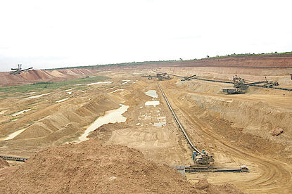 Tagebau in Afrika