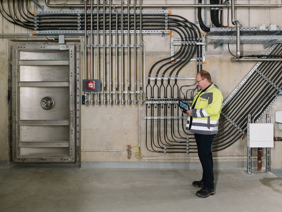 Mit DMT ist Brandschutz auch im Pumpwerk Oberhausen im grünen Bereich.