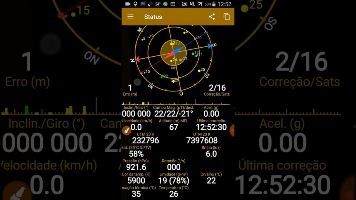 GPS Status & Toolbox GPS Status & Toolbox no seu celular