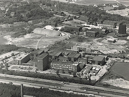 Hauptsitz der DMT in Essen, 1969