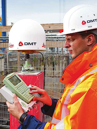 Bauwerksüberwachung mit hochpräzisem GNSS-Equipment