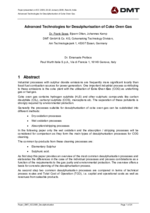 Entschwefelungstechnologien (Englisch) Technologies for Coke Oven Gas Desulphurisation