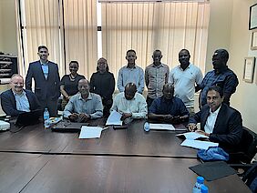 Group Photo of the signing  Group Photo of the signing