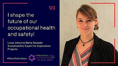 Luisa Daxeder Expertin für Nachhaltigkeit bei Explorationsprojekten Luisa Daxeder Expertin für Nachhaltigkeit bei Explorationsprojekten