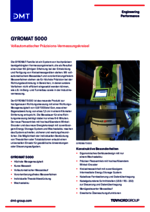 Datenblatt Gyromat 5000 Info - Gyroscope