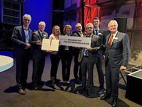 Handover of certificate for funding