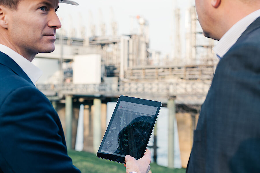 Anlagen-Monitoring per iPad: Die App zu DMT SAFEGUARD macht Überwachung mobil