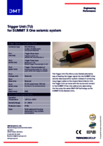 Data Sheet SUMMIT X One Trigger Unit