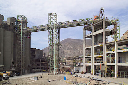Infrastructure support for construction site El Callao in South America