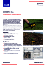 Data Sheet SUMMIT X One