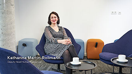 Katharina Martin-Rollmann, stellvertretende Personalleiterin bei DMT Katharina Martin-Rollmann, stellvertretende Personalleiterin bei DMT