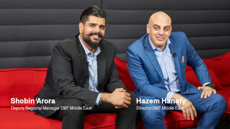 Hazem Hanafy und Shobin Arora von DMT im Nahen Osten Hazem Hanafy und Shobin Arora von DMT im Nahen Osten
