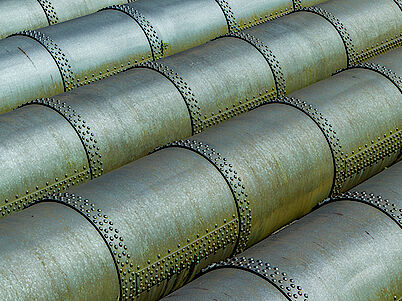 Energy supply Pipeline construction to secure the energy supply