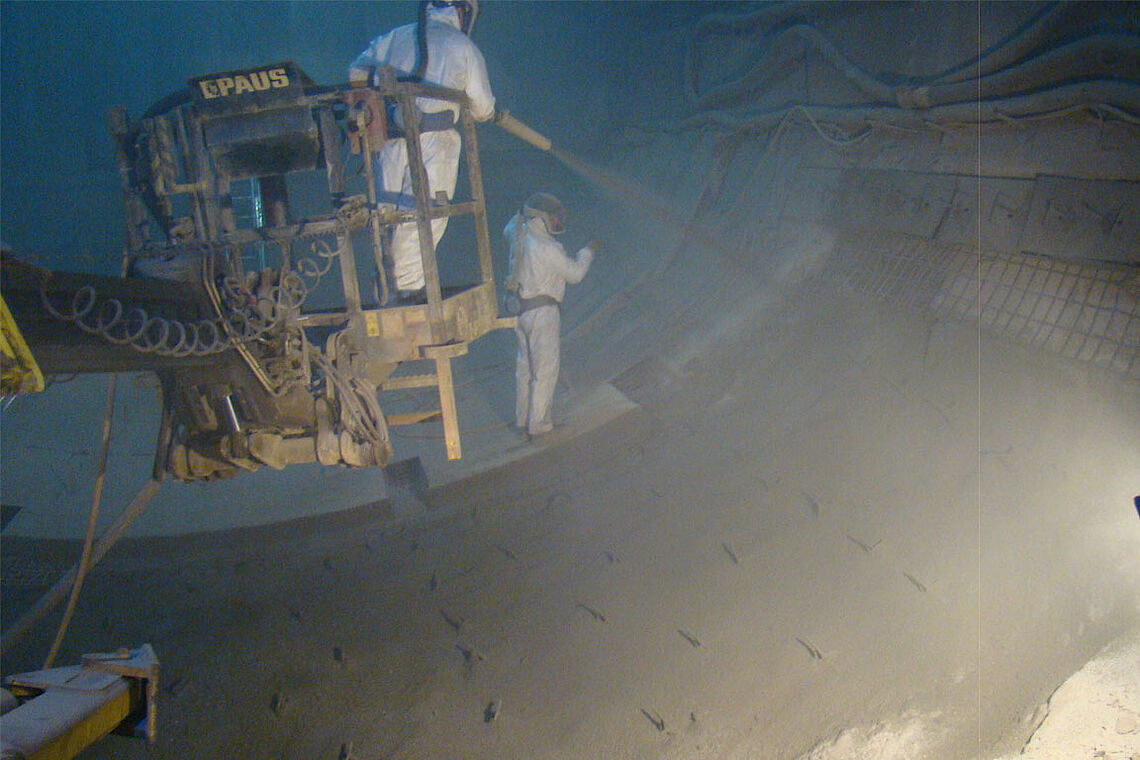 shotcrete construction